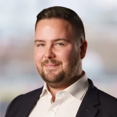 Profile shot of Patrick Sarson