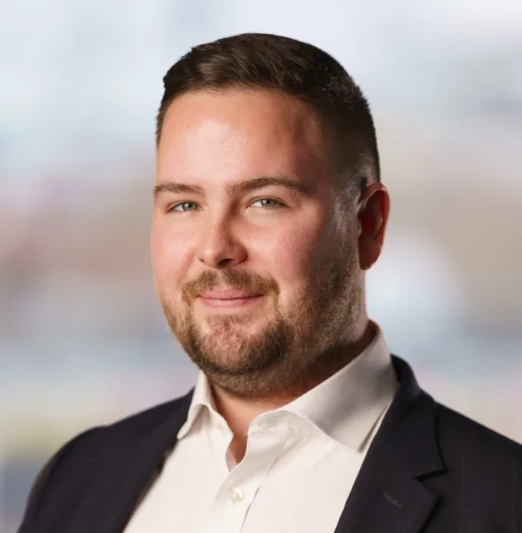 Profile shot of Patrick Sarson