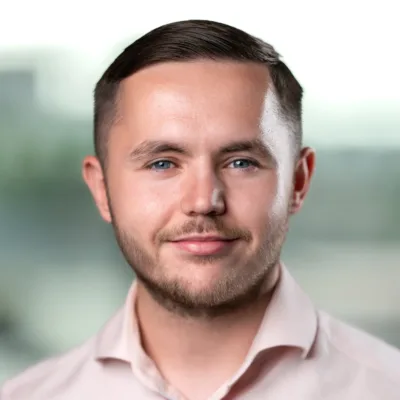 Profile shot of Sam Read