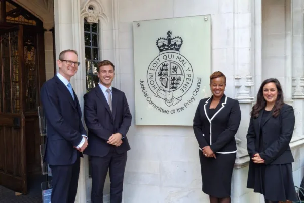 Sara Ibrahim and Charles Bagot KC successful in Privy Council Appeal