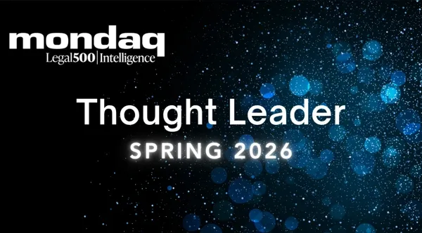 Sara Ibrahim and David Peachey recognised in Mondaq’s Thought Leadership Awards